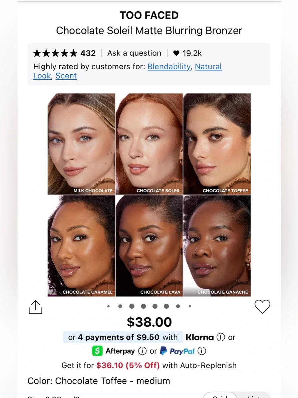 N/A too faced